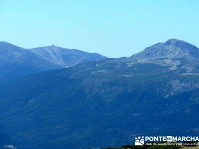 Bola del Mundo y Peñalara desde Pico del Nevero - Alto de Guarramillas; nacimiento del jucar